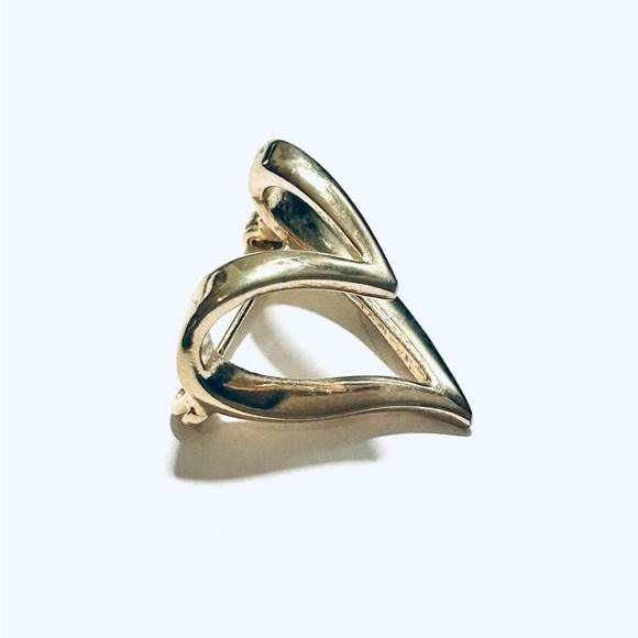 Vintage Craft Heart Brooch Pin - Picture 3 of 5